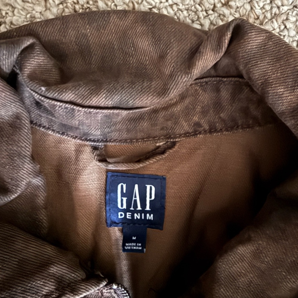 GAP Denim Brown Jacket - Picture 2 of 4